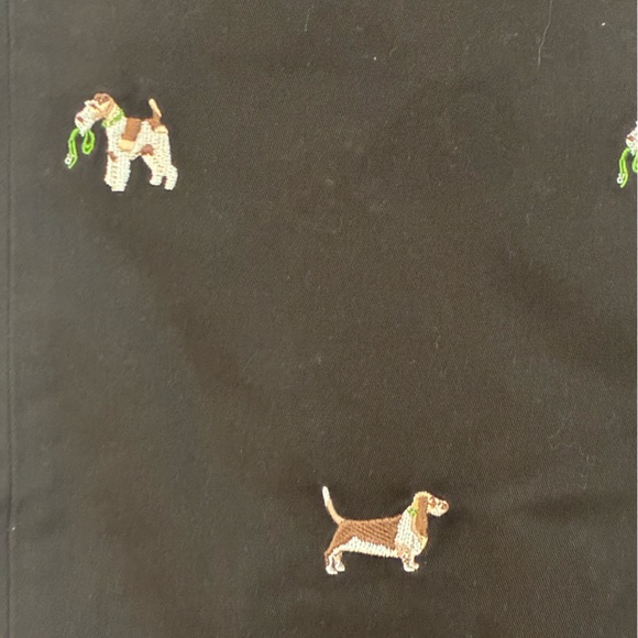 Brooks Brothers Brown Chinos with Dog Embroidery - Picture 4 of 7